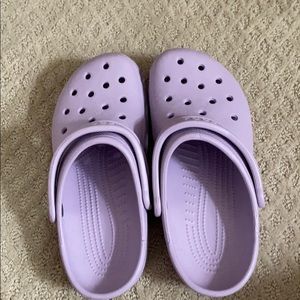 Purple crocs